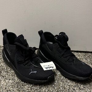 Puma Kids Black Sneakers